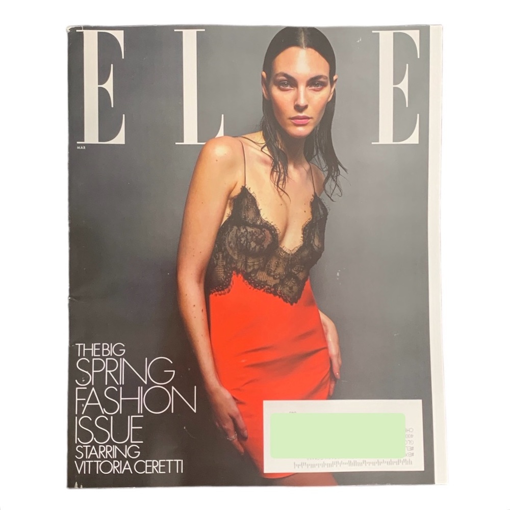 Elle Magazine March 2024 Vittoria Ceretti The Big Spring Fashion Issue